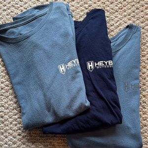 Heybo Outdoor T-Shirts in Blue and Navy